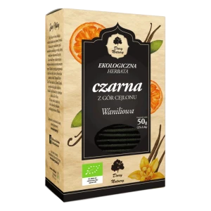 Herbata czarna waniliowa 50g eko