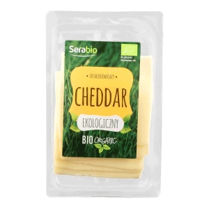 Ser Cheddar eko plastry 125g