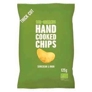 Chipsy ziemniaczane śmietankowo-cebulowe bio 125g