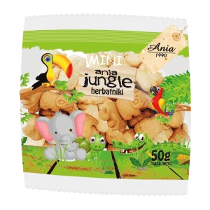 Herbatniki mini zoo bez cukru 50g