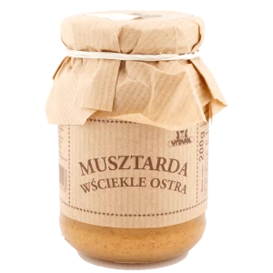 Musztarda wścielke ostra 200g