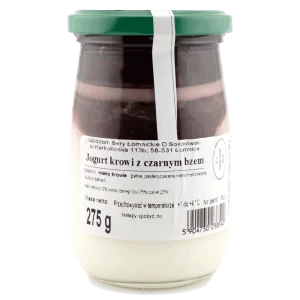 Jogurt Krowi Owoce Czarnego Bzu 275g