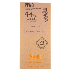 MANU Czekolada mleczna piwo 60g