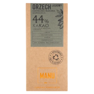 MANU czekolada orzech laskowy 60g