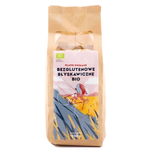 Płatki Owsiane bezglutenowe błyskawiczne 500g