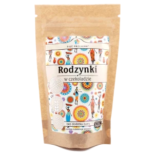 Rodzynki w czekoladzie bez cukru 140g