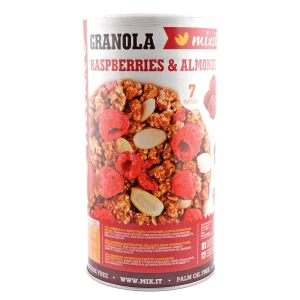 Granola z pieca - maliny z migdałami 440g