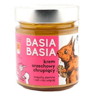 Krem BASIA BASIA orzechowy chrupiący 210g 