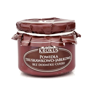 Powidła truskawkowo-jabłkowe bez cukru 310g