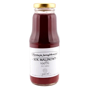 Sok malinowy 100% bez cukru 300ml