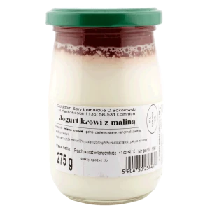 Jogurt Krowi Malina 275g