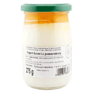 Jogurt krowi z pomarańczą 275g