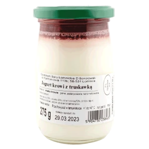 Jogurt Krowi Truskawka 275g