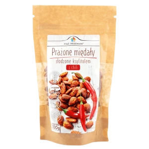 Prażone migdały z ksylitolem i chilli 100g