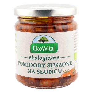 Pomidory suszone na słońcu w oleju BIO 180g