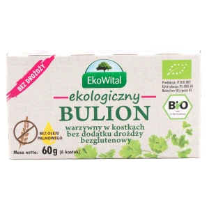 Bulion warzywny w kostkach eko 60g