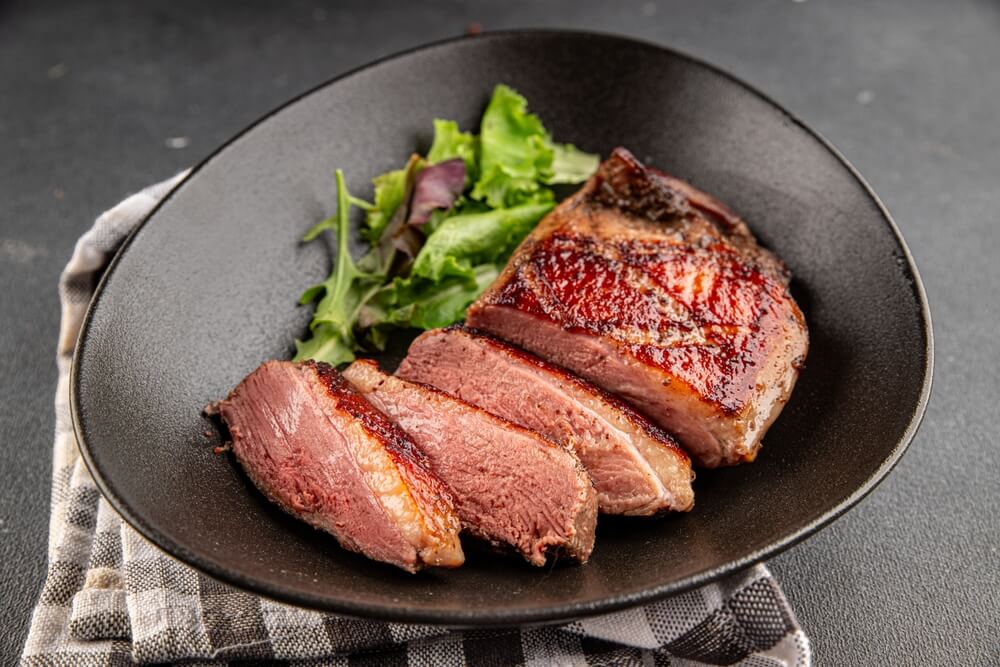 magret de canard - pierś z kaczki w stylu francuskim