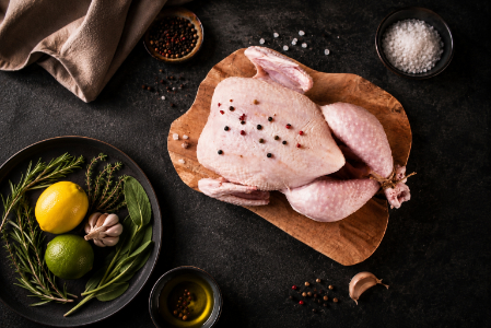 Kurczak ekologiczny BIO z wolnego wybiegu z certyfikatem EU Organic