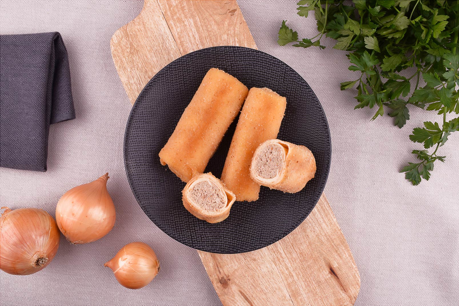 Krokiety z mięsem — 4 sztuki, gotowe do odsmażenia