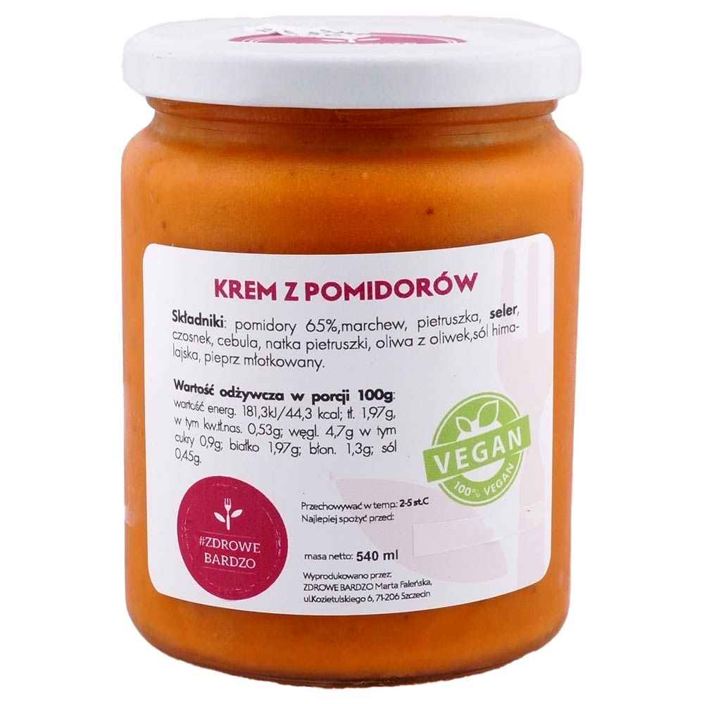 Zupa krem z pomidorów w słoiku 540 ml