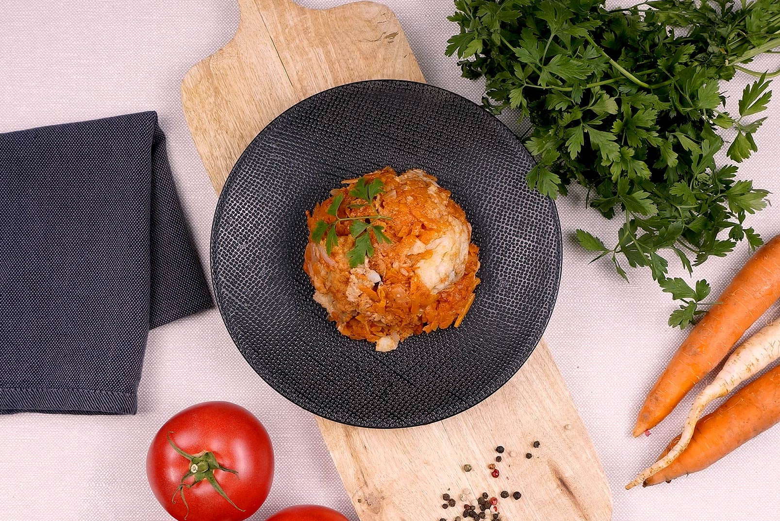Ryba po grecku — gotowe danie w opakowaniu ok. 500 g