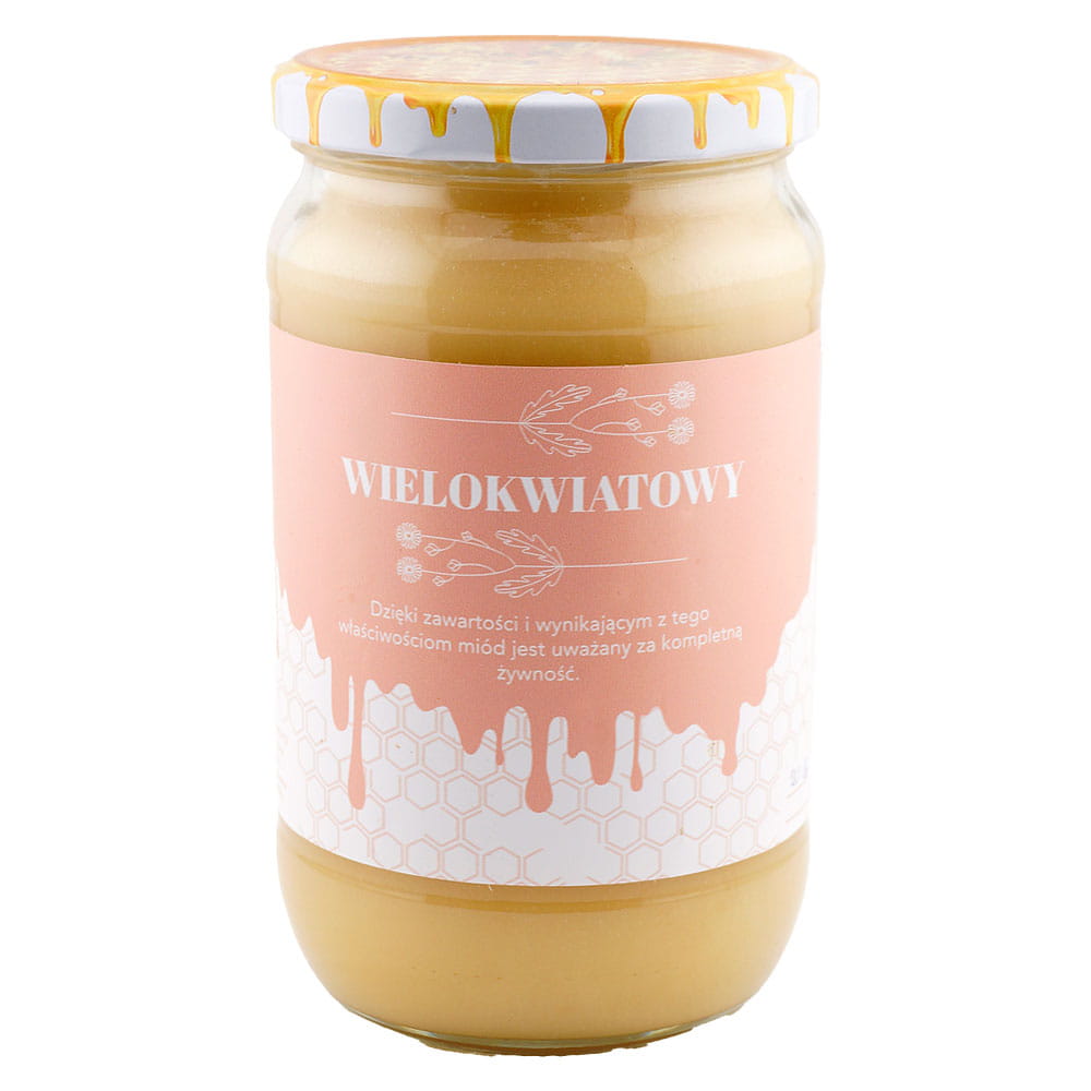 Miód wielokwiatowy 1300 g naturalny