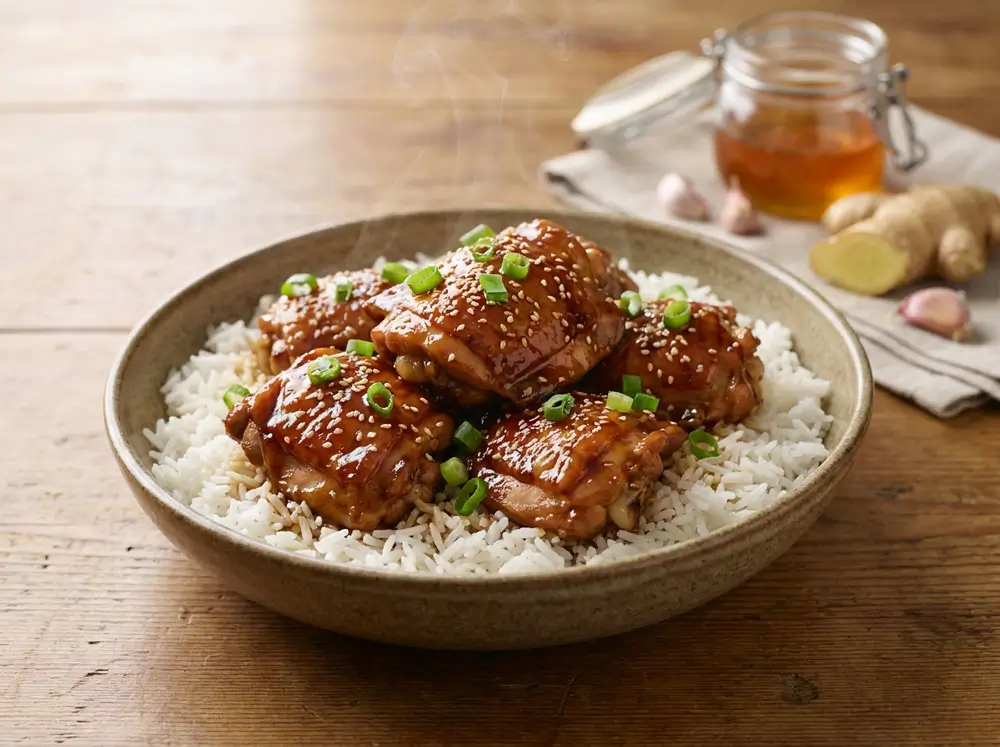 Zestaw składników na kurczaka teriyaki