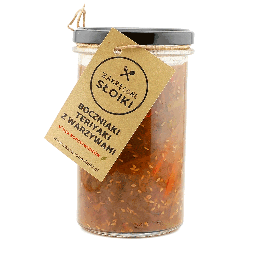 Boczniaki Teriyaki 460 ml — gotowe danie w sosie teriyaki