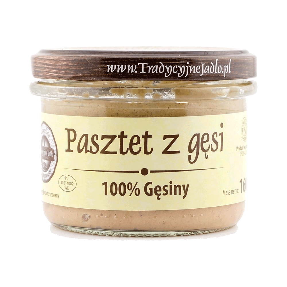Pasztet z gęsi 100% w słoiku