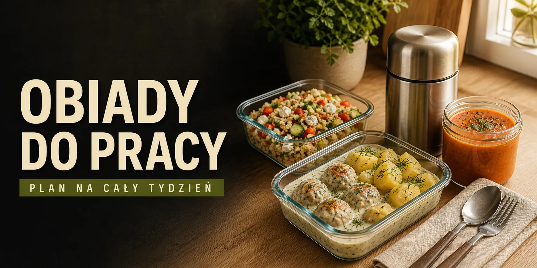 Obiady do pracy w pojemnikach – gotowe porcje na cały tydzień